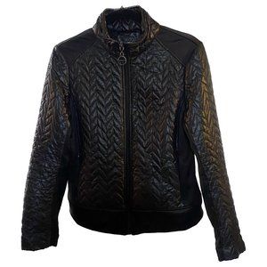 Laundry by Shelli Segal Women's Fall Waist Length Jacket - Black, Size Medium